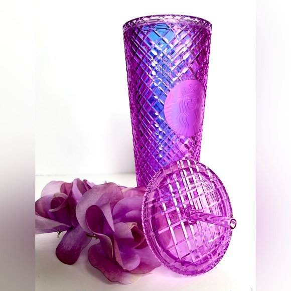 🔅NWT • STARBUCKS • PURPLE Gem Cut Cold Cup Tumbler🔅 - Picture 1 of 2